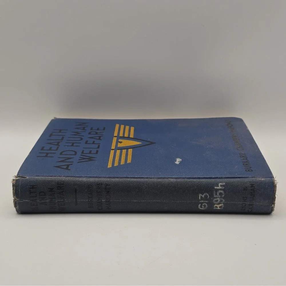 Lyons and Carnahan Health and Human Welfare 1931 HS Health Education Textbook